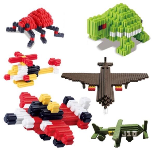Rocket educational Rainbow Color building blocks toy for kids - 192 Pcs - Image 12