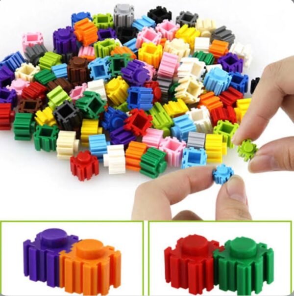 Rocket educational Rainbow Color building blocks toy for kids - 192 Pcs - Image 10