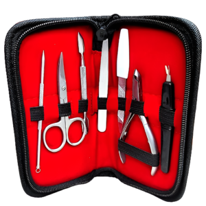 Quetee Manicure Tools Kit | Professional Qt Manicure Pedicure tools - Small