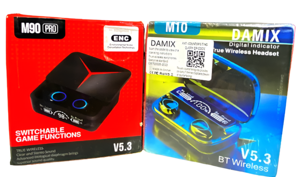 Deal pack of 2 - M90 Pro Earbuds & M10 Bluetooth airbuds