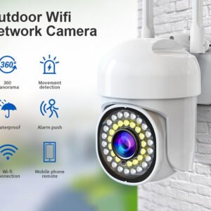 PTZ WIFI CAMERA HB66 2MP 1080P OUTDOOR CCTV SECURITY CAMERA 4X DIGITAL ZOOM WIRELESS AI HUMAN DETECTION