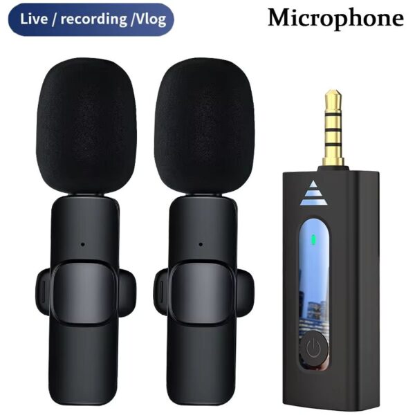 ULTIMATE K35 Professional Vlogging High Quality Collar Wireless Microphone - Image 8