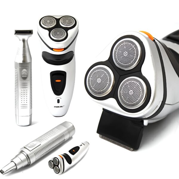 Zowael RSCX-5800 3 In 1 Shaver Set | Portable Shaver, Trimmer, Groomer Chargeble 3 blades shaver with nose and ear trimmer - Image 8