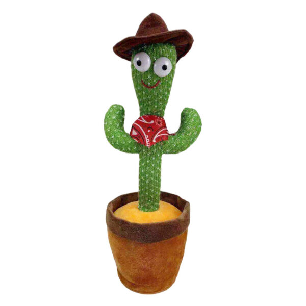 DANCING CACTUS TOY WITH HAT (RECHARGEABLE) - Image 3