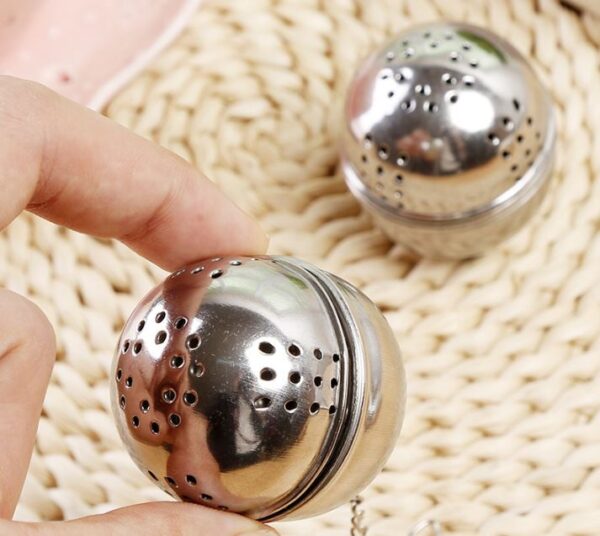 Tea Infuser , Stainless Steel Tea Ball Strainer Filter Infuser for Loose Leaf Tea and Mulling Spices - Image 3