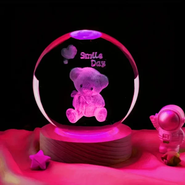 RGB Glowing Crystal Ball Night Light | Warm & Romantic atmosphere for your home and room - Image 12