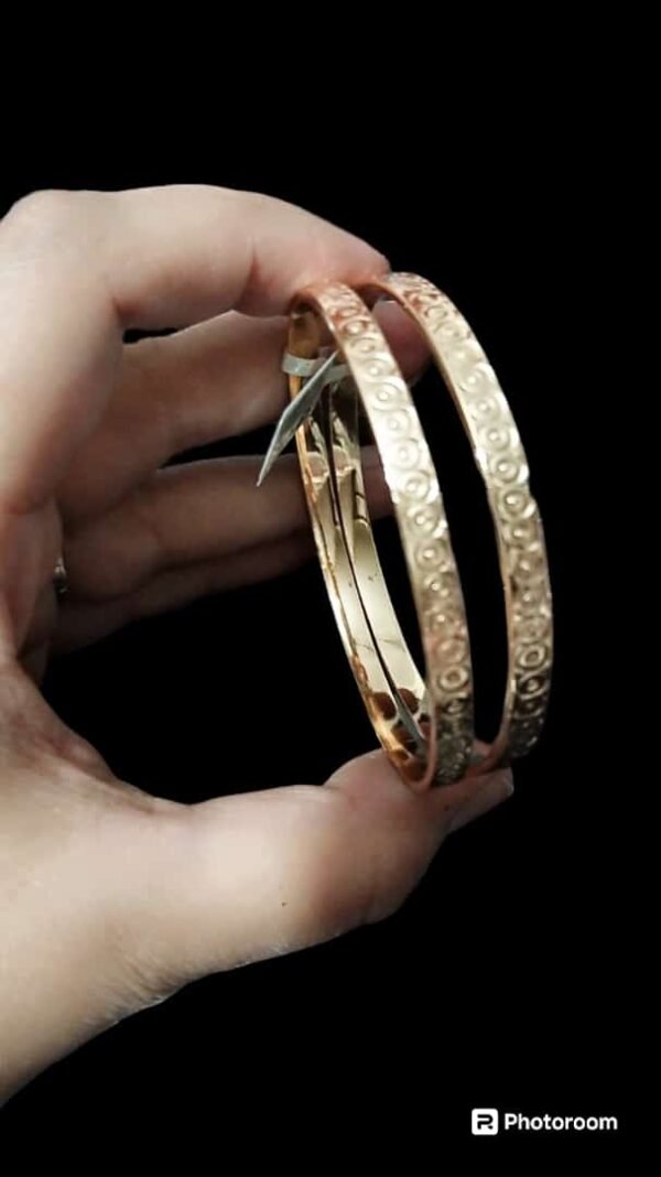 Gold Love Bangle Bracelet Kara | bracelet for women girls | women Jewelry | Women Fashion - Image 10