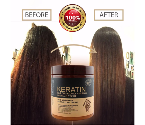 Brazil Nut Keratin Hair Mask | Hair Straightener, Hair Nourishment 1000ml - Image 6