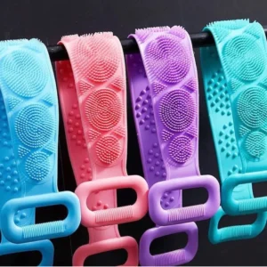 1 PC's Silicone Back Scrubber Bath Belt, Bath Scrubber (random Color) (70 cm)