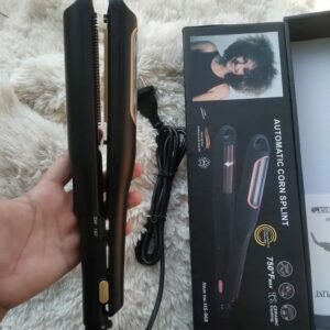 Automatic Corn Curling Iron Roll Splint Small Wave Straightener Thermo-Ceramic Coating with Intelligent Sensor (Model: HS-978)