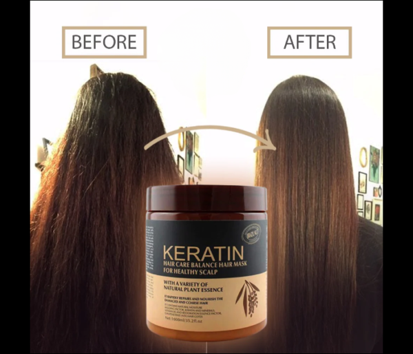 Brazil Nut Keratin Hair Mask | Hair Straightener, Hair Nourishment 1000ml - Image 4