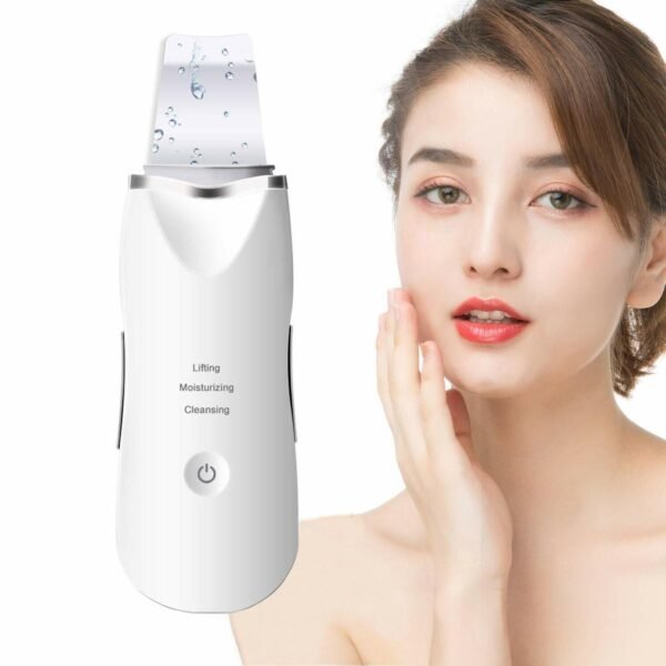 Blackhead Shovel Machine for Facial Skin Scrubber Lifting Moisturizing & Cleansing Skin Dirt Machine | Blackhead Remover Facial Cleansing Tool (White)