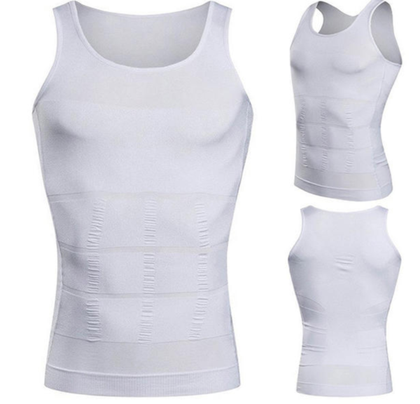 Slim n Fit Body Shaper Vest Shirt - Tank Top Sleeveless Shapewear For Men - Image 10