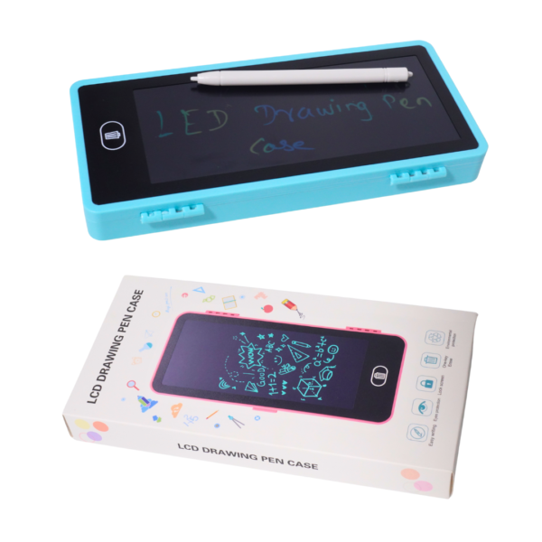 LCD Drawing Pen Case Easy Writing with Eye Protection, Lock Screen, Large Space LCD Drawing Pen Case-One Key Erase (Random Color) - Image 12