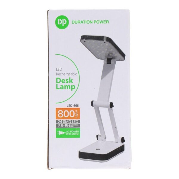 DP LED Rechargeable Desk Lamp 800mAh / LED Desk Lamp, Reading Light, Foldable & Rechargeable (random color) - Image 8