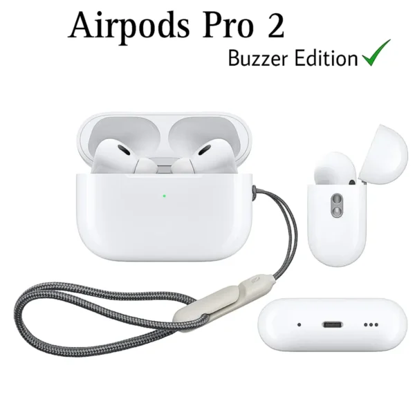 Airpods Pro 2 2nd generation buzzer addition with noise cancellation