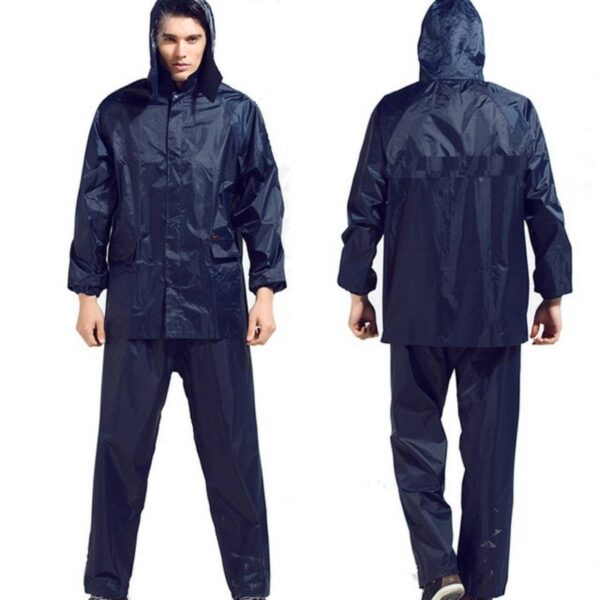 Waterproof Rain Coat & Pant | Lite Waterproof Rain Suit | Rain Coat | Rainwear | Rain Suit ( Random Color ) - Image 3