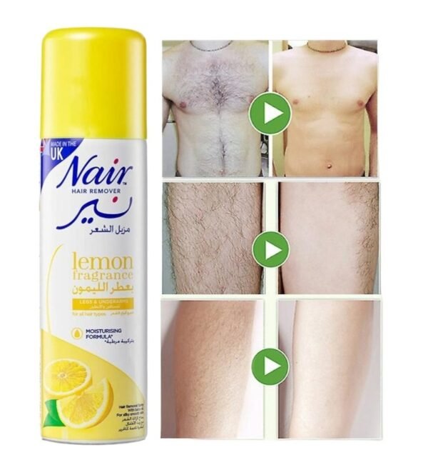 Nair Hair Removal Spray Painless smooth removal for Hair, Legs & Underarms for Men and Women - Image 12