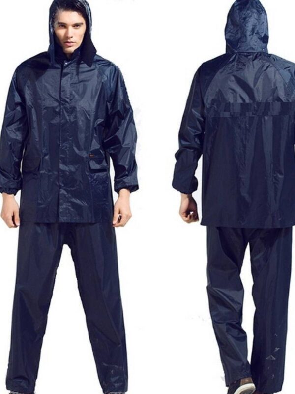 Waterproof Rain Coat & Pant | Lite Waterproof Rain Suit | Rain Coat | Rainwear | Rain Suit ( Random Color )