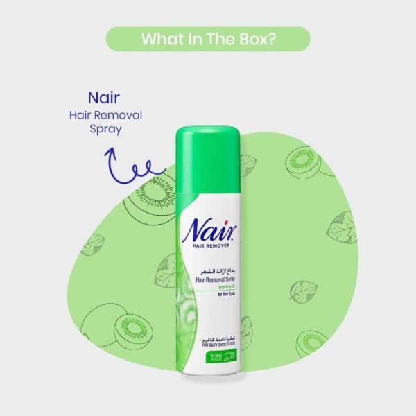 Nair Hair Removal Spray Painless smooth removal for Hair, Legs & Underarms for Men and Women - Image 2