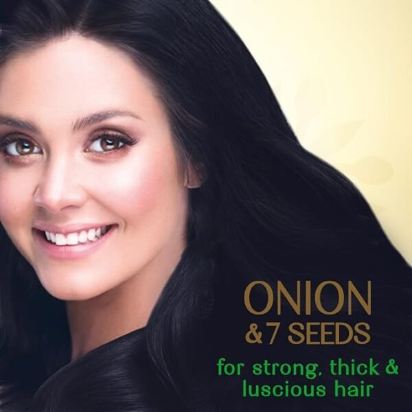 HerbsIndia 7 Seed Onion Hair Oil - 280ml | Nourish & Strengthen Hair with Cloves, Grapeseed - Image 4