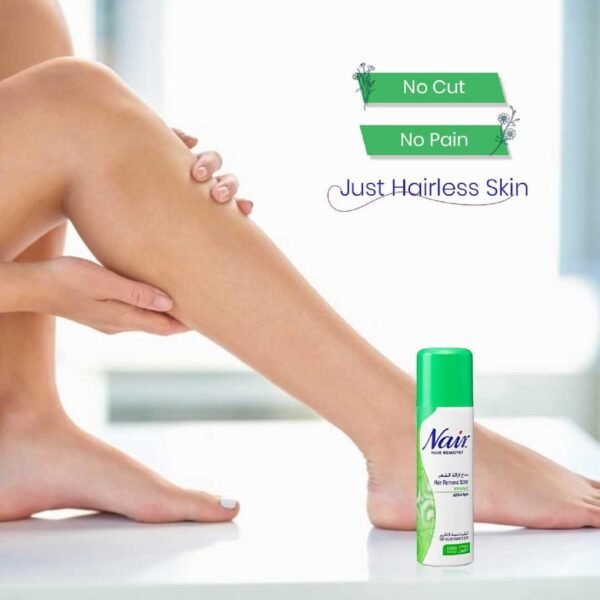 Nair Hair Removal Spray Painless smooth removal for Hair, Legs & Underarms for Men and Women - Image 5