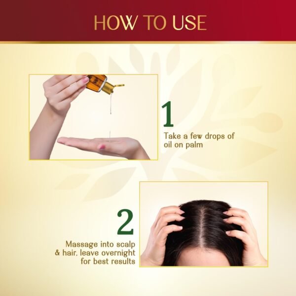 Herbs India Clove & 7 Herbal Seed Hair Oil with Continuous Feeding Tube – 280ml - Image 2
