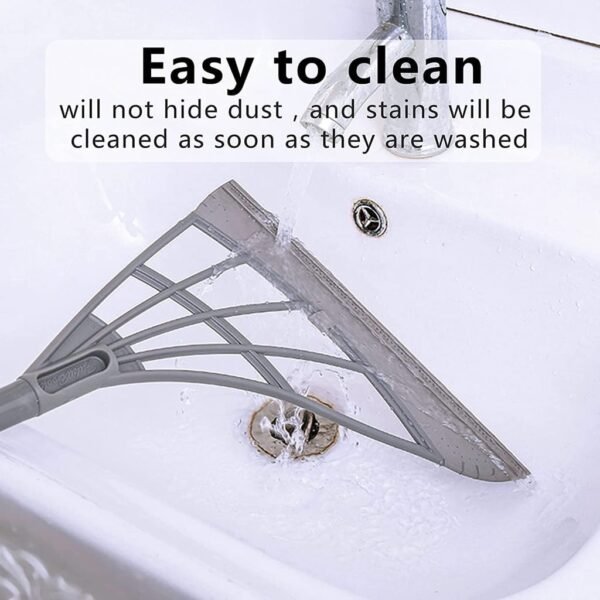 Washroom and Kitchen Wiper with Rubber Squeegee (random color) - Image 4