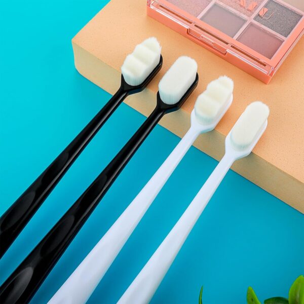 Micro Nano Tooth Brush for Sensitive Gums Toothbrush with Extra Soft Floss (Random Color)