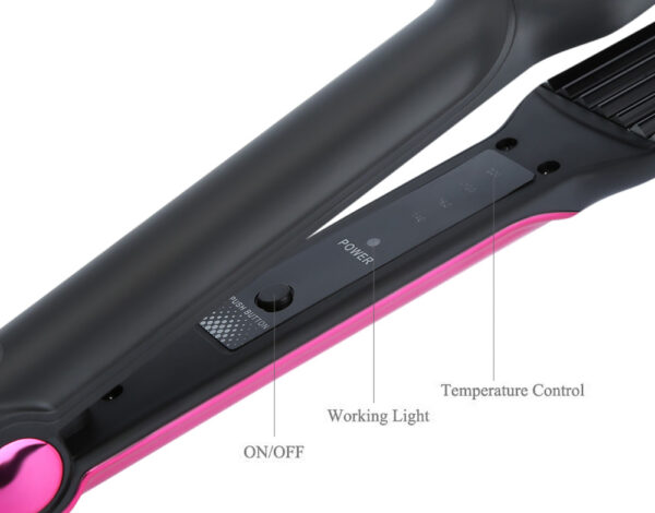 Kemei KM - 2113 Tourmaline Ceramic Coating Styling Tools Fast Heating Flat Iron Professional Electric Hair Straightener | Best Quality Straightener - Image 10