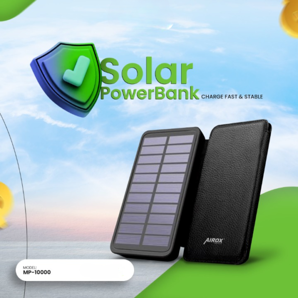 MP-10000 Airox Solar Solar Power Bank - Your Sustainable Energy Solution - Image 2