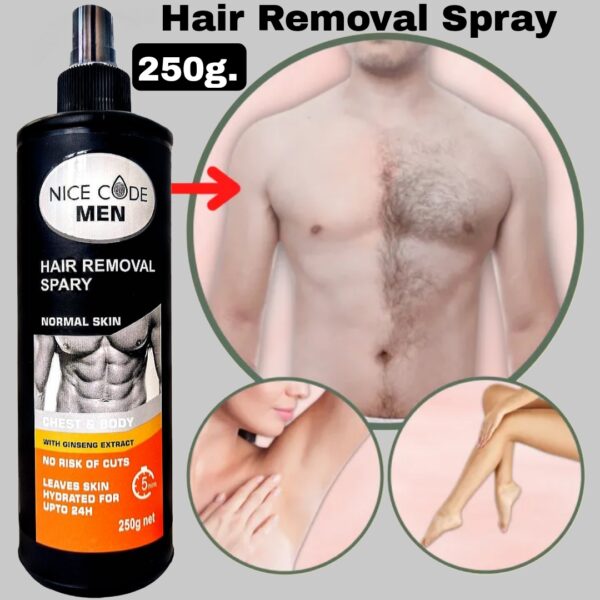 Hair Removal Spray | Hair Removal for Whole Body | Hair removal spray foam for private parts | Quick Hair Removal Spray | painless hair removal spray | best hair removal cream spray | (250g)