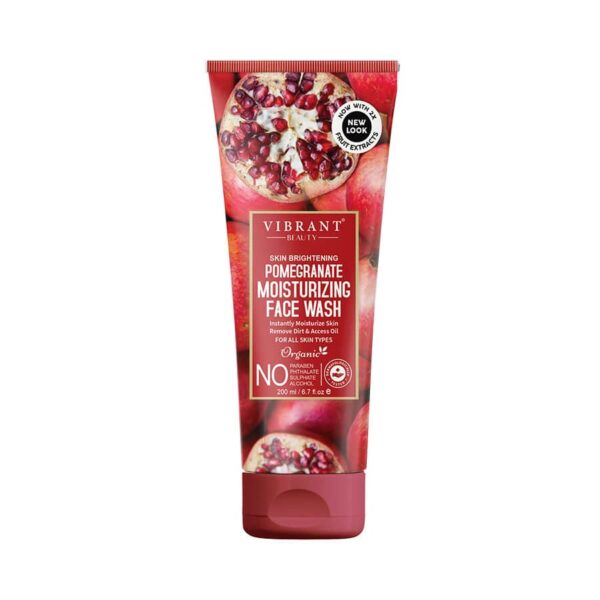 Vibrant Beauty Brightening Pomegranate Moisturizing Face Wash - Image 5