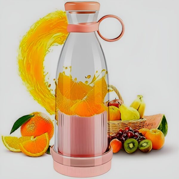 Mini Portable Blender Electric Fruit Juicer Mixers 380 Ml (random color) - Image 2