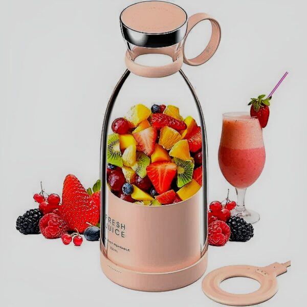 Mini Portable Blender Electric Fruit Juicer Mixers 380 Ml (random color) - Image 5