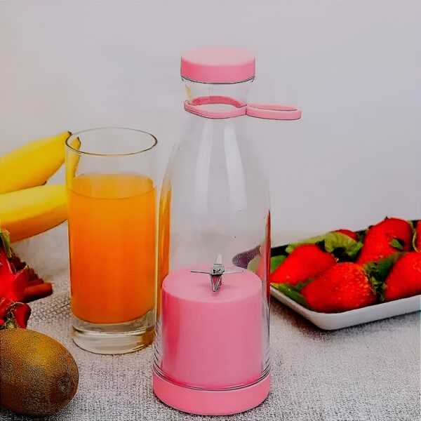 Mini Portable Blender Electric Fruit Juicer Mixers 380 Ml (random color) - Image 4