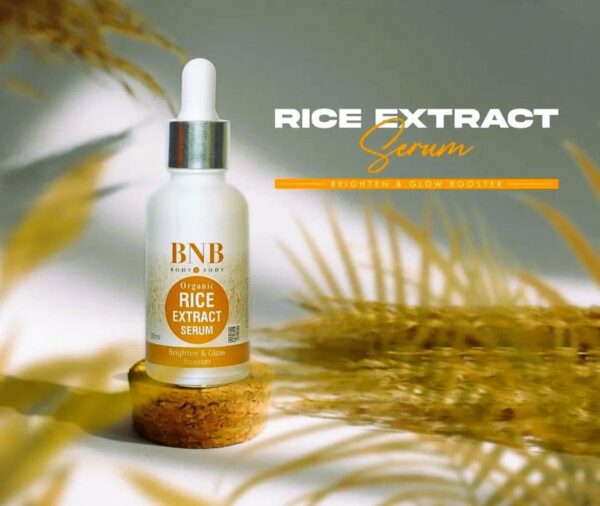 5 in 1 BNB-Rice Whitening And Glowing Facial Kit  Sun Screen +Face Wash+ Scrub+ Mask  +Glow Serum 30ml - Image 3