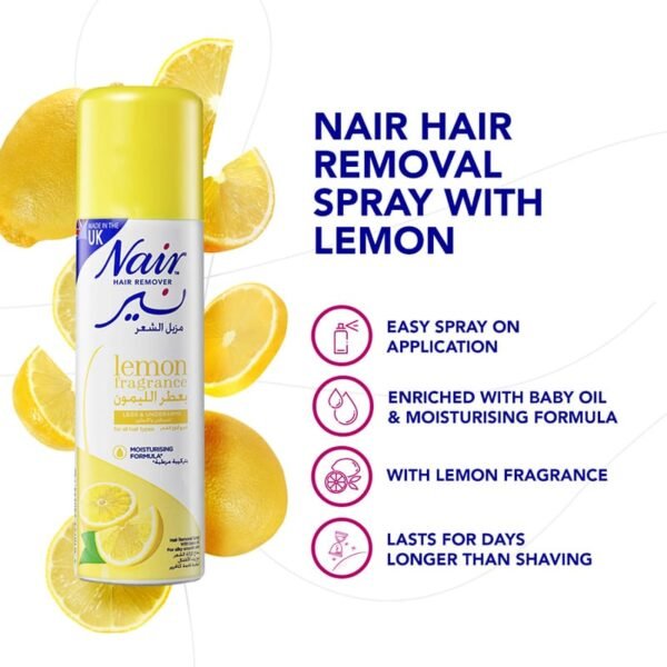Nair Hair Removal Spray Painless smooth removal for Hair, Legs & Underarms for Men and Women - Image 9