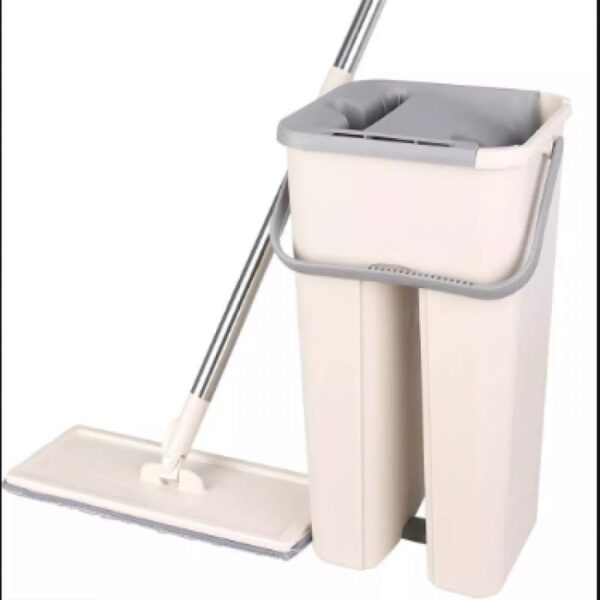 Mop Floor Squeeze Mop with Bucket – Hardwood & Wood Floor Rotary Scrubbing Mop for Easy Household Cleaning ( Random Color ) - Image 6