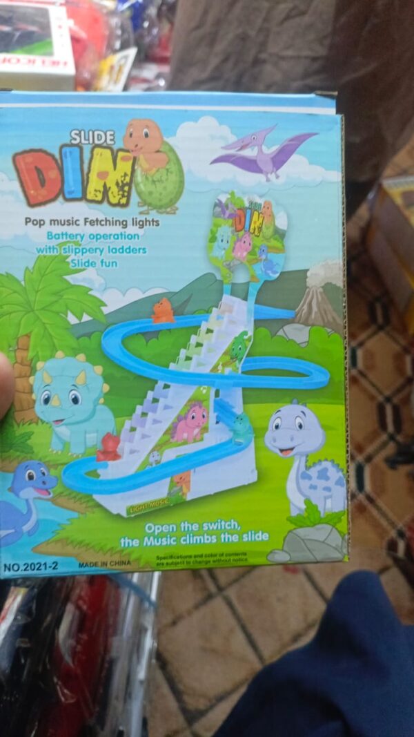 Dinosaur Slide Race Track Toy for Kids Games Birthday Gifts for Boys & Girls | Best Toys For Kids - Image 3