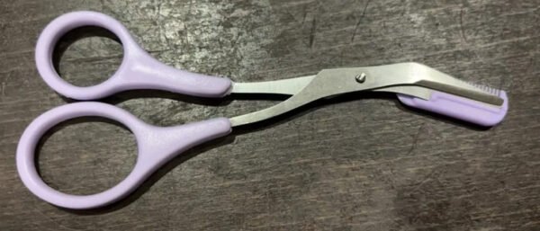 Scissors Eyebrow Trimmer Scissors Comb Stainless Steel Brow Hair Scissors Clips Shaping Grooming Trimmer Makeup Accessories(random color) - Image 8
