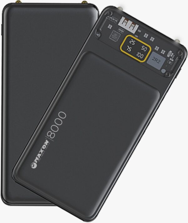 MAXON M-08  8000MAH Power Bank ,2.1A Output,Type C And Micro Input (random color) - Image 5