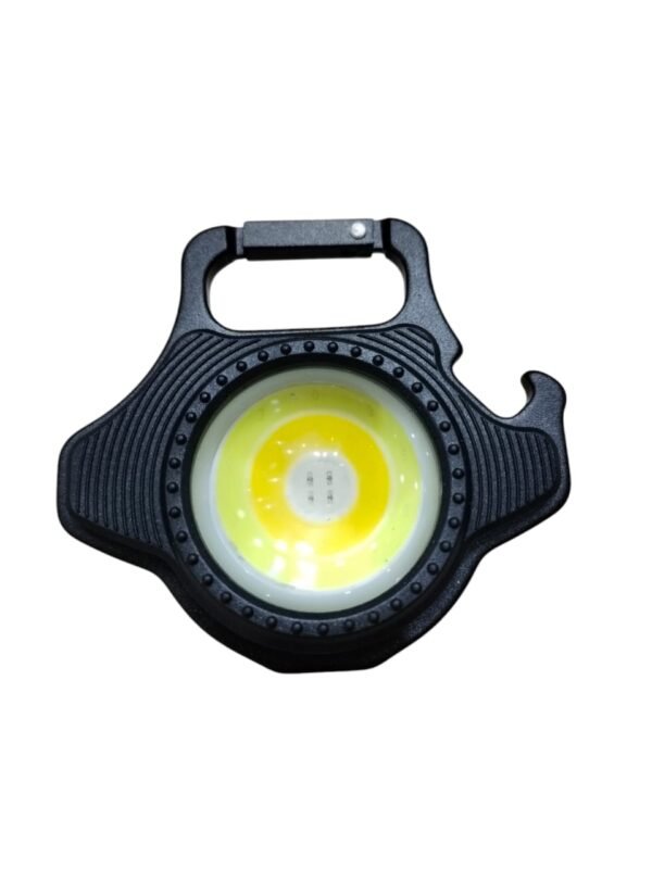 COB Rechargeable Keychain Light with Built-in Battery, Type-C Charging, Bottle Opener, Battery Indicator, Magnet & 6 Lighting Modes - Image 14