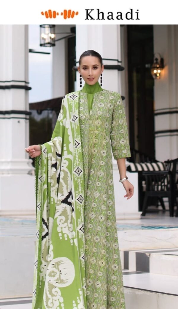 ✨ Khaadi brand ✨ 3 Piece Digital Printed Lawn Unstitched Suit new Collection 2025 for womens - Image 4