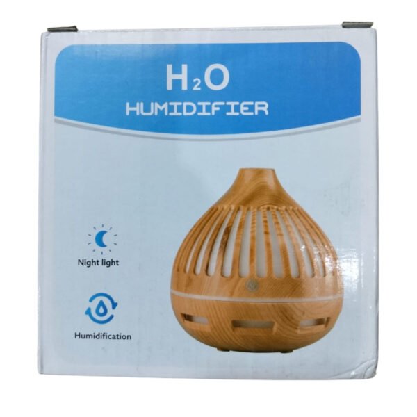 Humidifier H²O Ultrasonic Aroma humidifier 7 Colour Changing LED Lights Air Humidifier Night Light for Office Living Room Indoor - Image 3