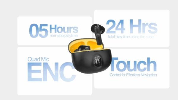 Maxon B-201 Sound Cloud Earbuds Noise Cancellation (ENC) Touch Sensor / Type C Charging - Image 4