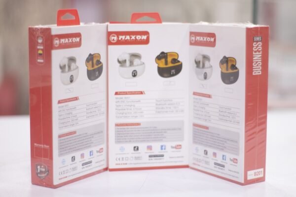 Maxon B-201 Sound Cloud Earbuds Noise Cancellation (ENC) Touch Sensor / Type C Charging - Image 5