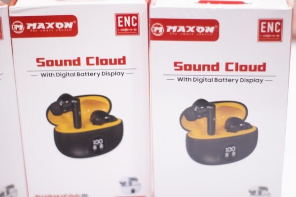 Maxon B-201 Sound Cloud Earbuds Noise Cancellation (ENC) Touch Sensor / Type C Charging - Image 6