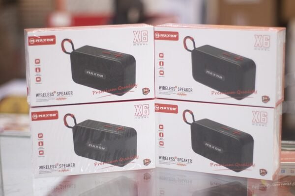 Maxon X-6 Bluetooth Speaker Crystal Care Sound,SD Card Option Type C Charging - Image 7