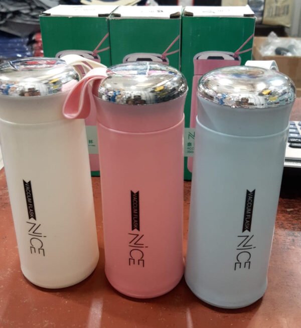 Nice Glass Bottle Water Mini Flask Bottle With Vaccum Flask And Loop Temperature Resistant, 400ml (random Colors) - Image 3